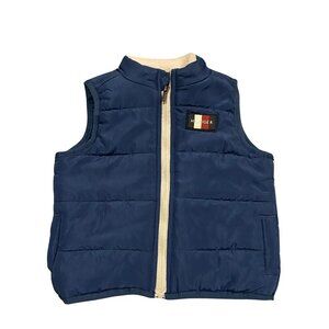 Tommy Hilfiger Baby Boy's Blue Puffer Vest - Size 6- months - Like New!